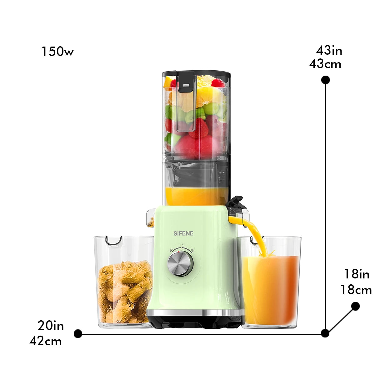 BlendForce Pro Cold Press Juicer